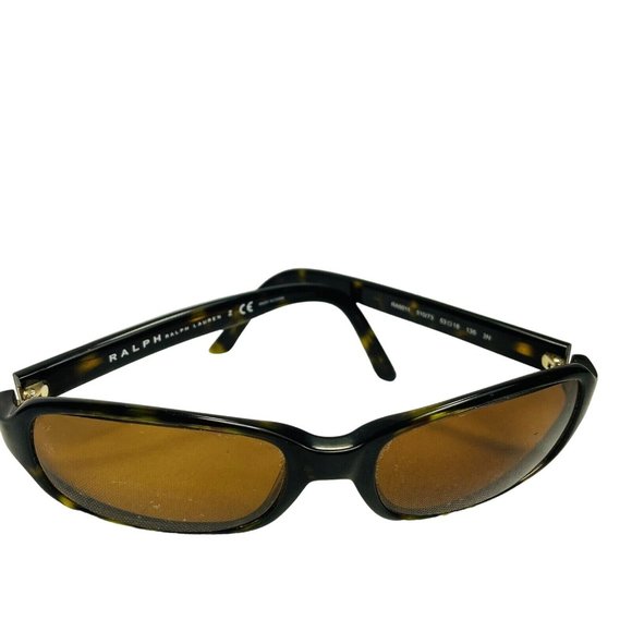 RALPH LAUREN RA 5011 510/73 53-18-135 TORTOISE SUNGLASSES FRAME WOMENS Damaged - Picture 3 of 16